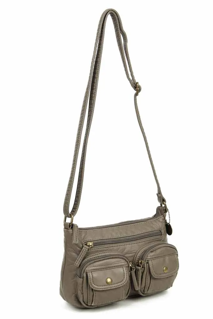 The Bethany Crossbody - Dark Grey