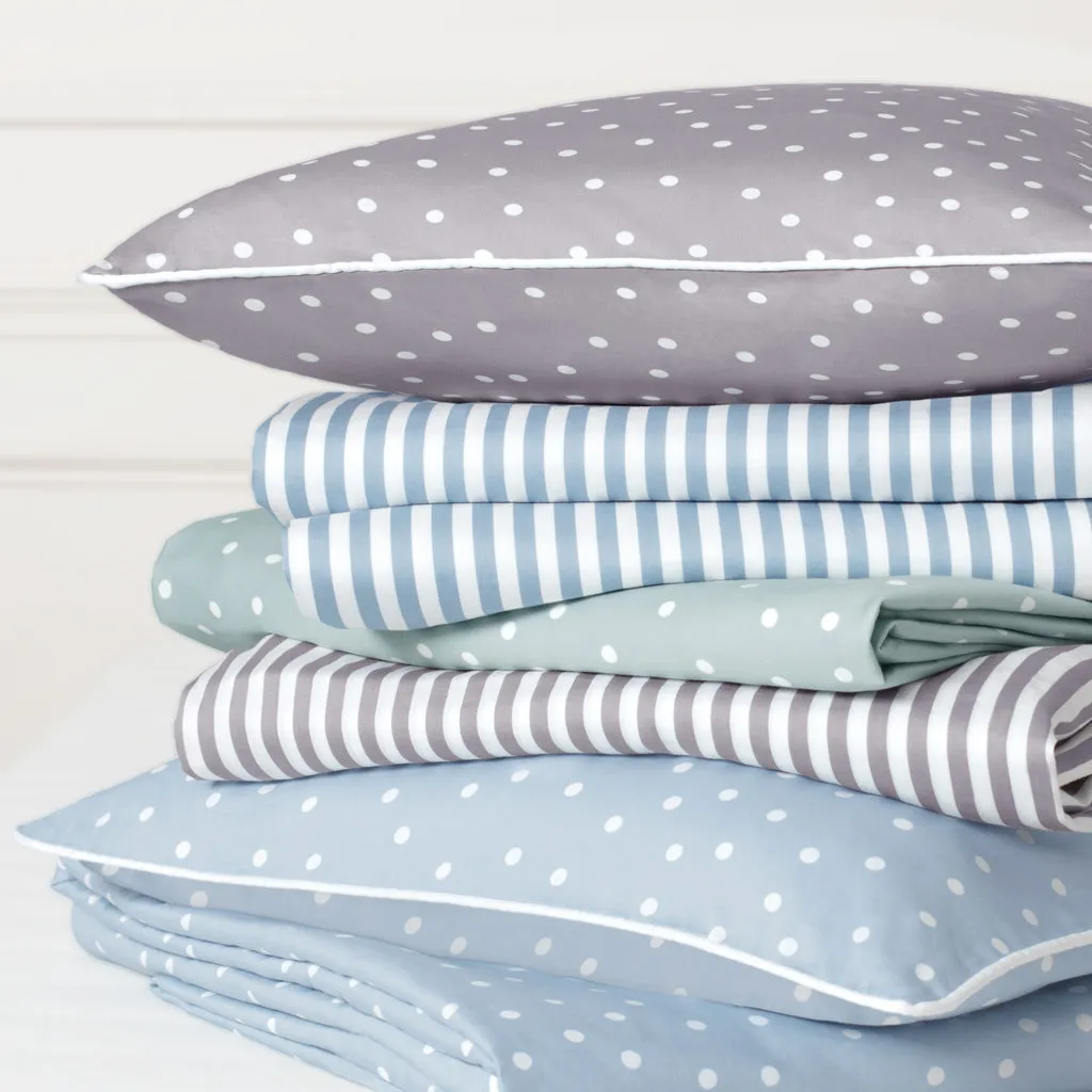 The Porcelain Green Polka Dots Sheet Set