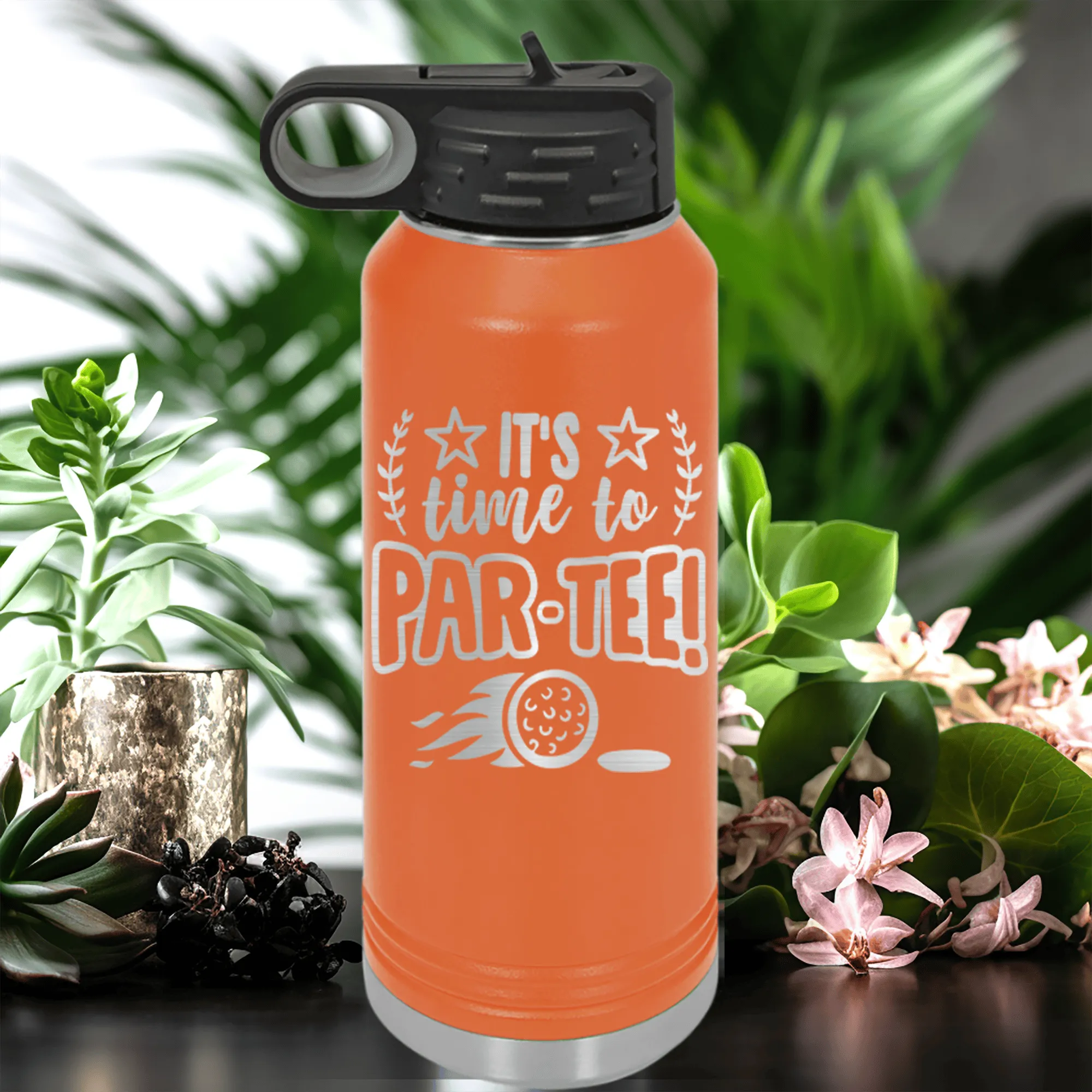 Time To Par Tee Water Bottle