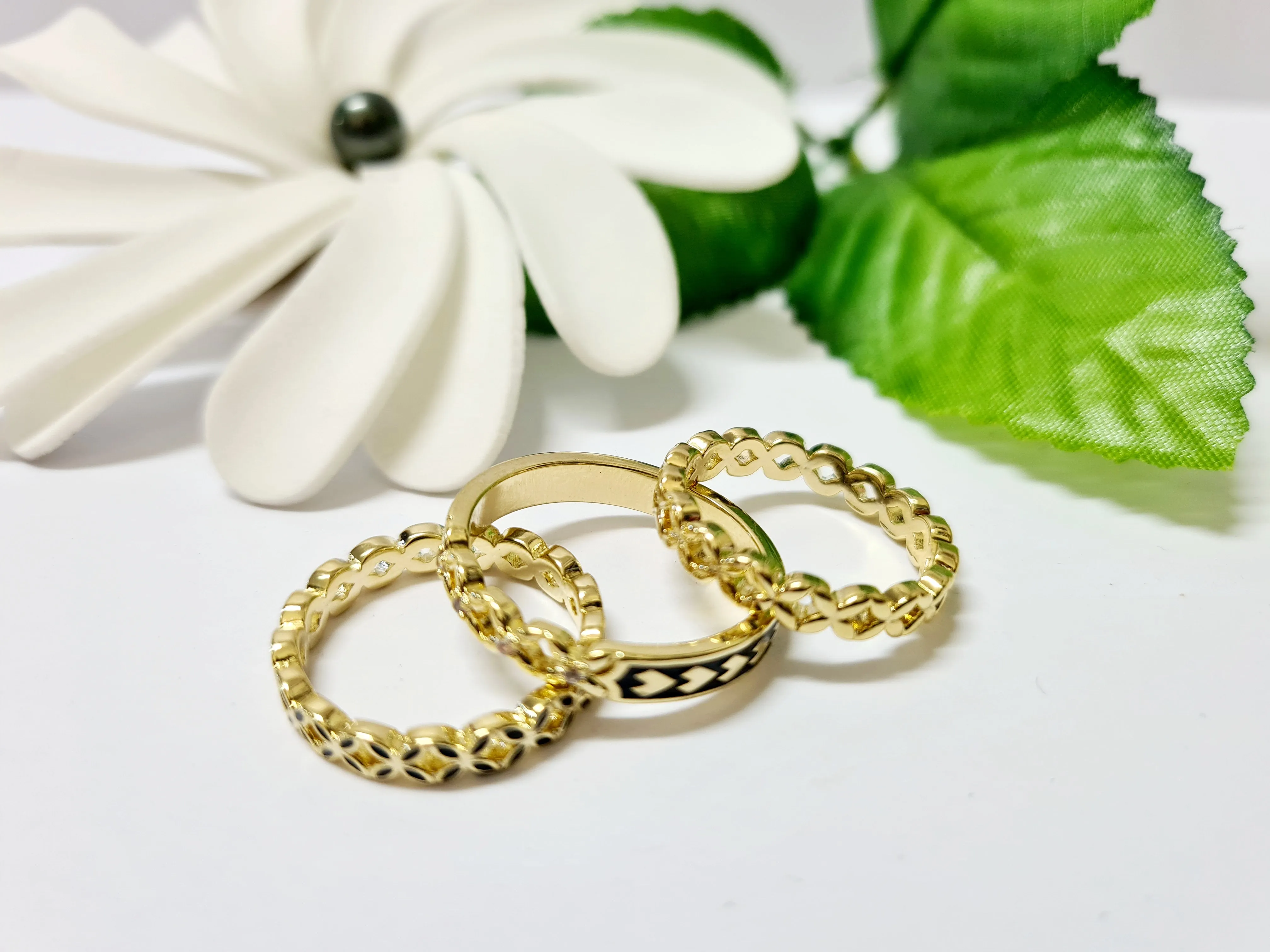 Triple Nalani - Limited Edition Stunning 3 Pieces Ring
