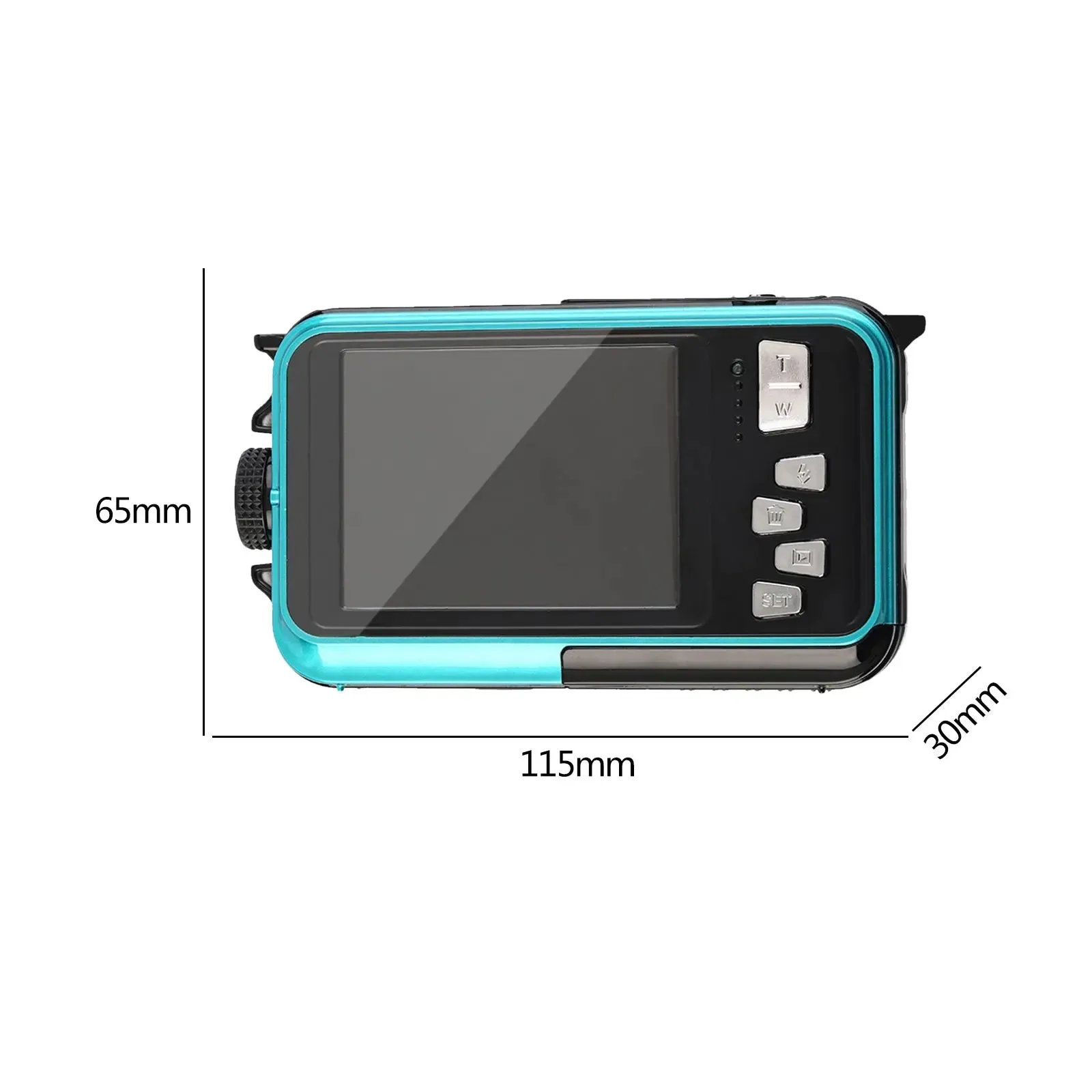 Waterproof Automatic Flash Underwater Camera & Mini Action Camcorder 1080P for Outdoor Snorkeling Camping Travel