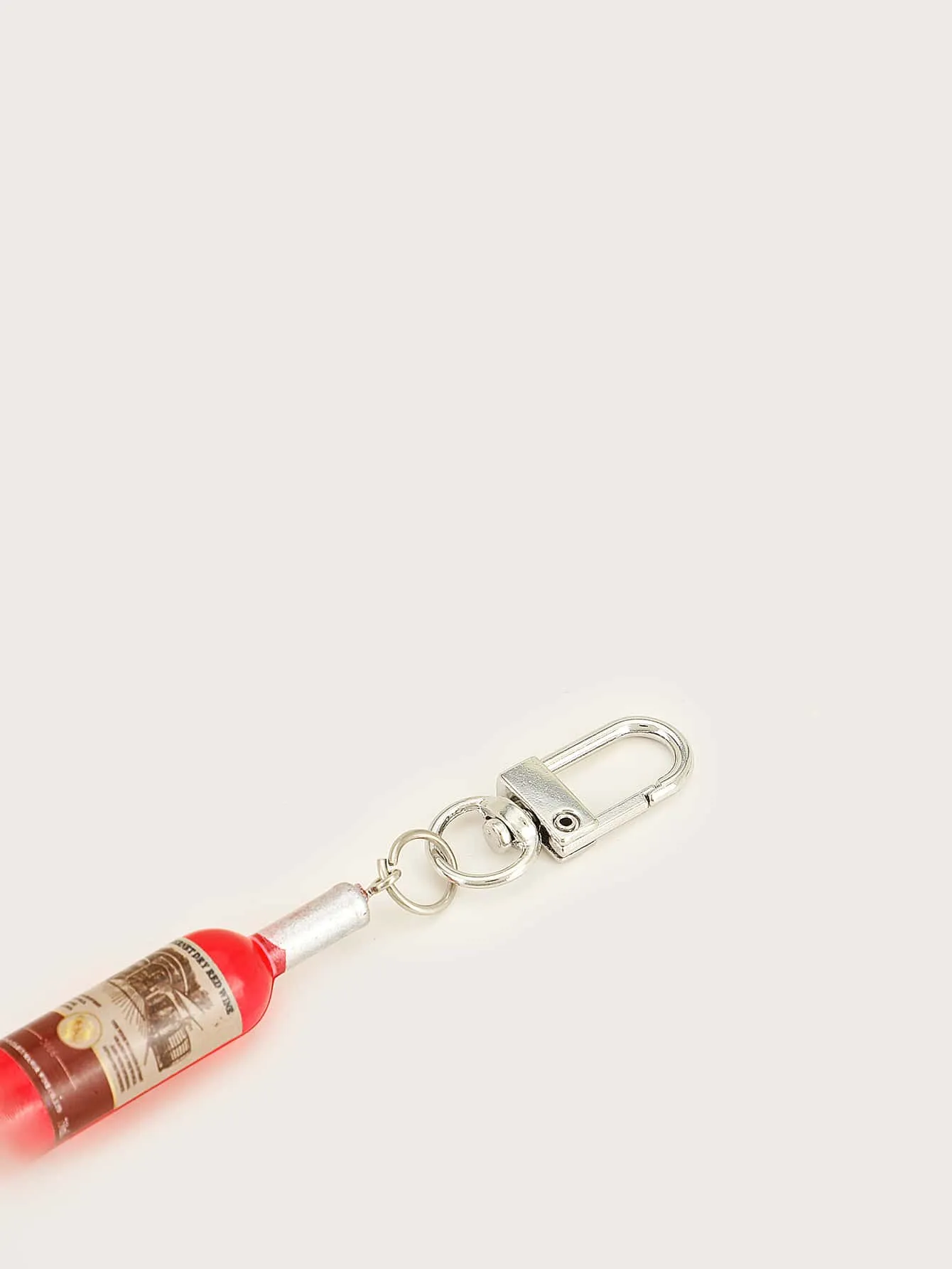 Wine Bottle Design Bag Charm