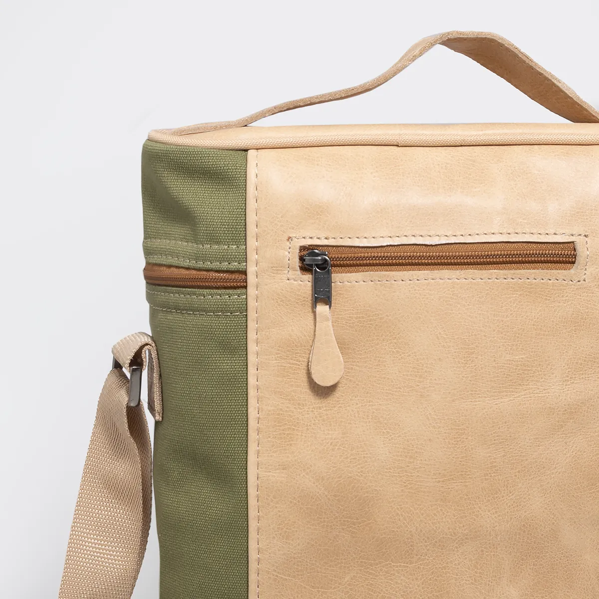 Wine Cooler Jumbo Canvas & Leather
