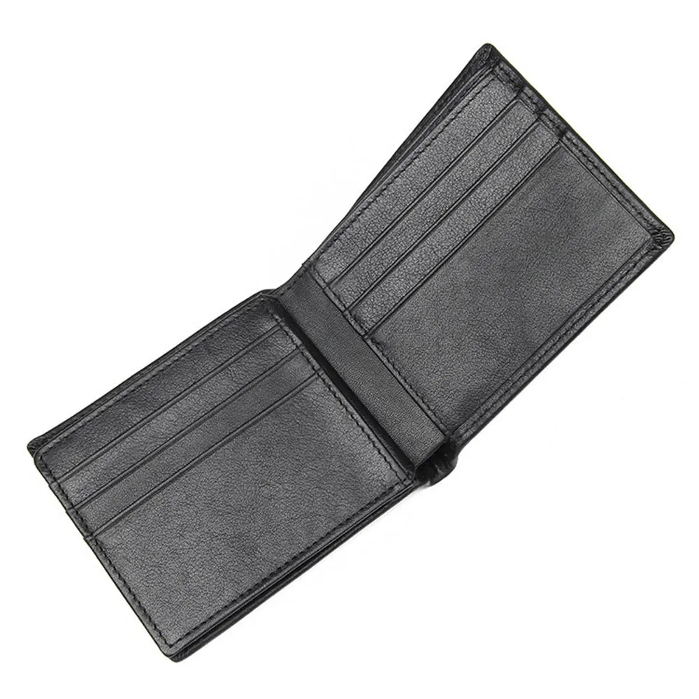 YAAGLE Male Crazy Horse Leather Wallet Card Slots YG8451
